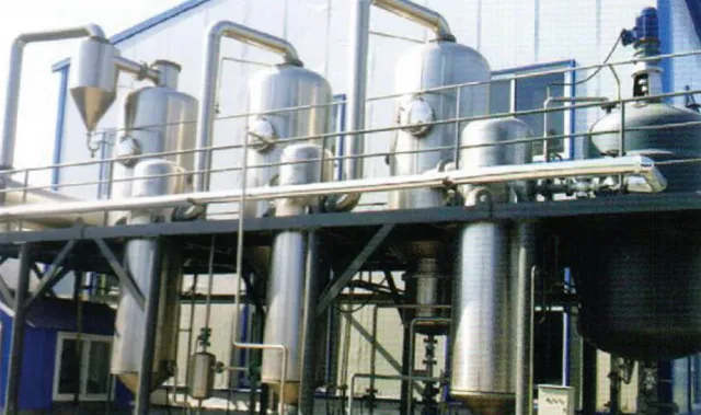 The 50,000 t/a ion-exchange membrane caustic soda evaporation system KDP supplied to Zhuzhou Chemical Group