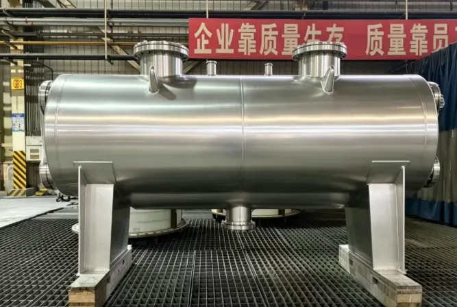 Lanshi Heat Exchange Completes Its Largest Fully Welded Round Plate-and-Shell Heat Exchanger