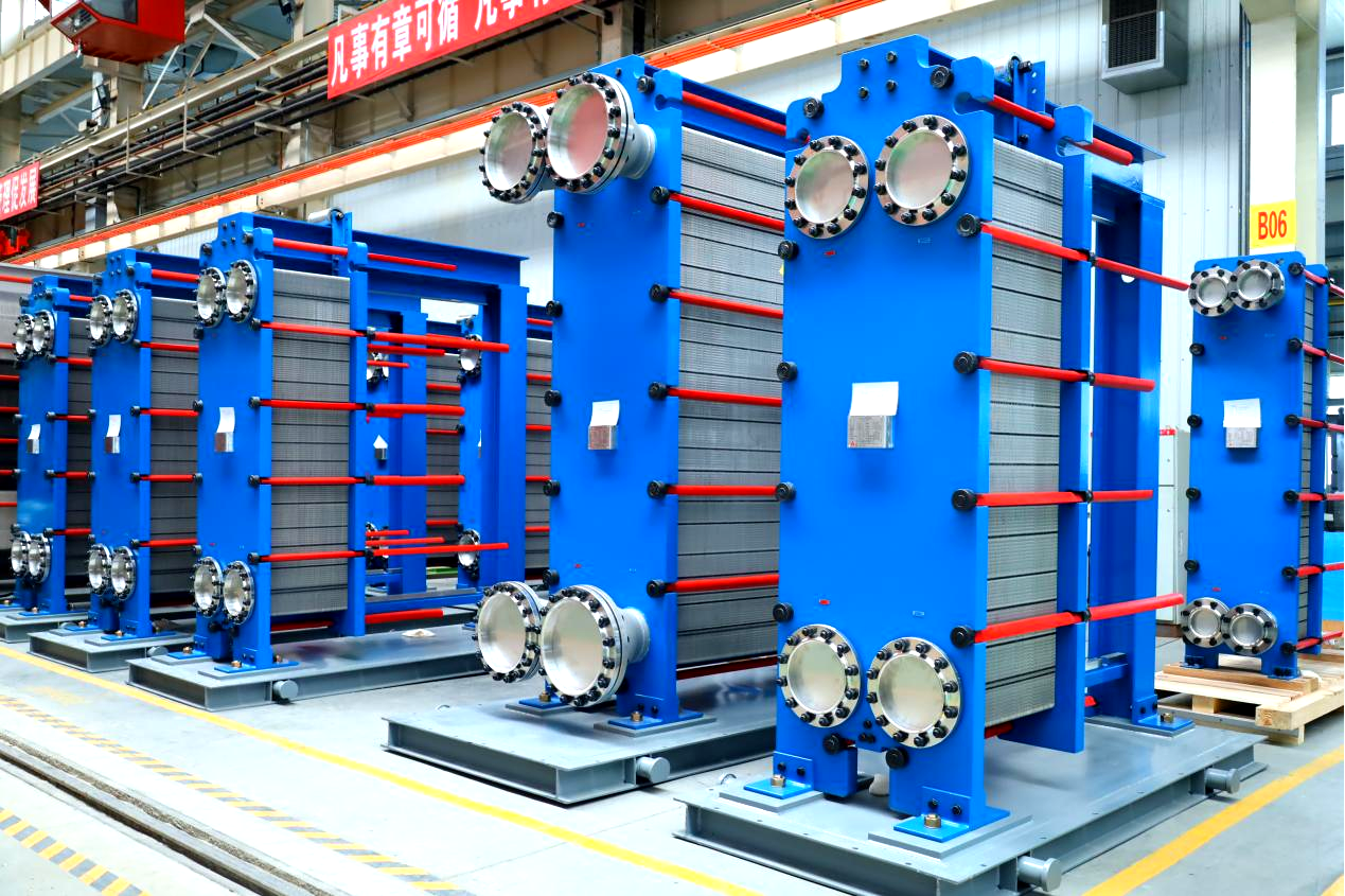 Lanzhou Lanshi Heat Exchange Ships 10 Removable Plate Heat Exchangers for the Torch Project