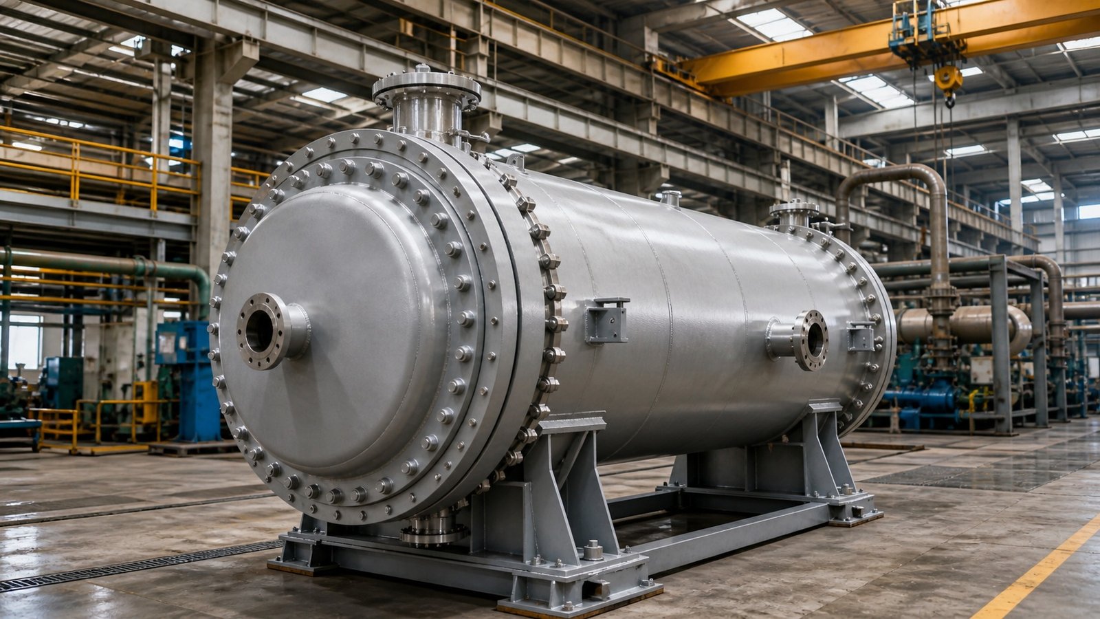 Large Spiral Plate Heat Exchanger Delivered for Mining Service