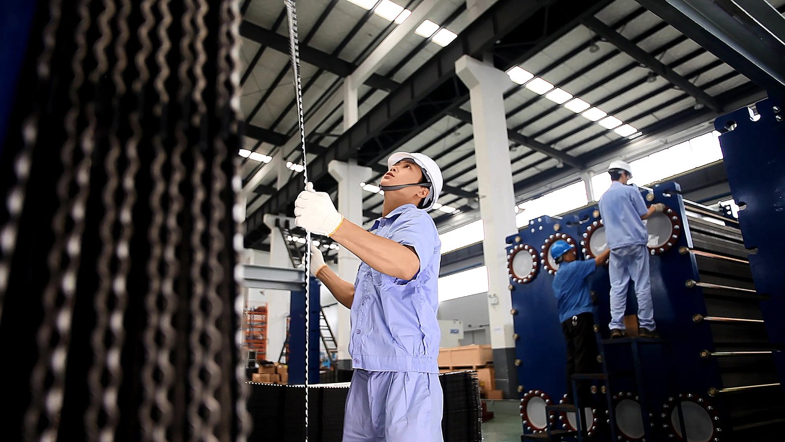 Shanghai Heat Transfer Equipment Heat Exchanger Assembly Inspection