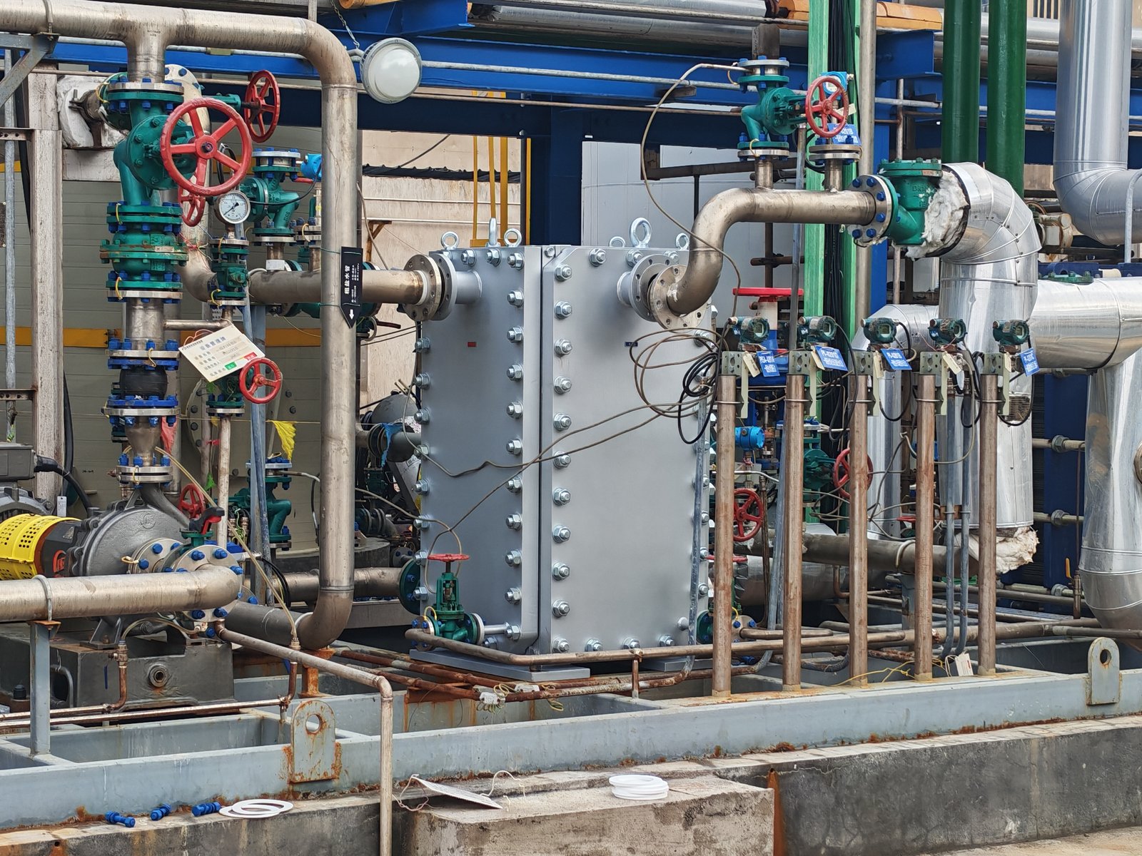 HT-BLOC wastewater treatment heat recovery application