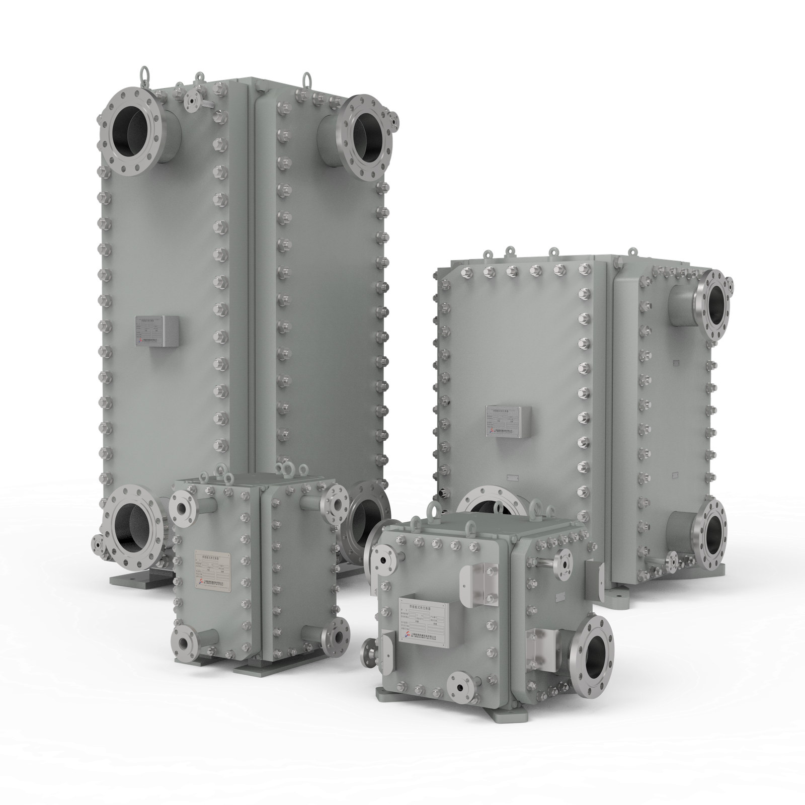 HT-BLOC Welded Plate Heat Exchanger Internal Structure