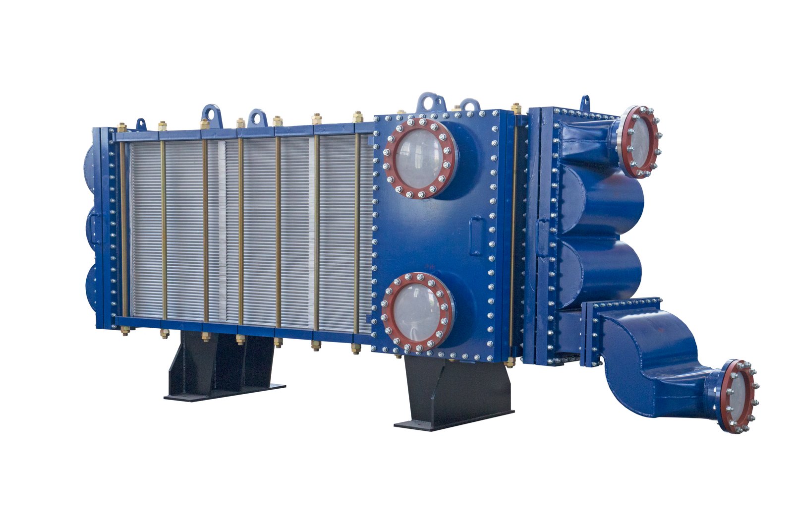 Wide Gap Welded Plate Heat Exchanger Flow Channel