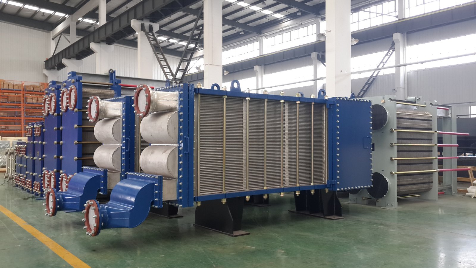 Wide Gap Welded Plate Heat Exchanger Detail
